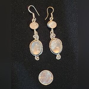 Rose Quartz Earrings